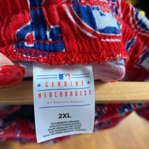 Philadelphia Phillies Mens Fleece Pajama Bottoms sz 2XL - Picture 2 of 3